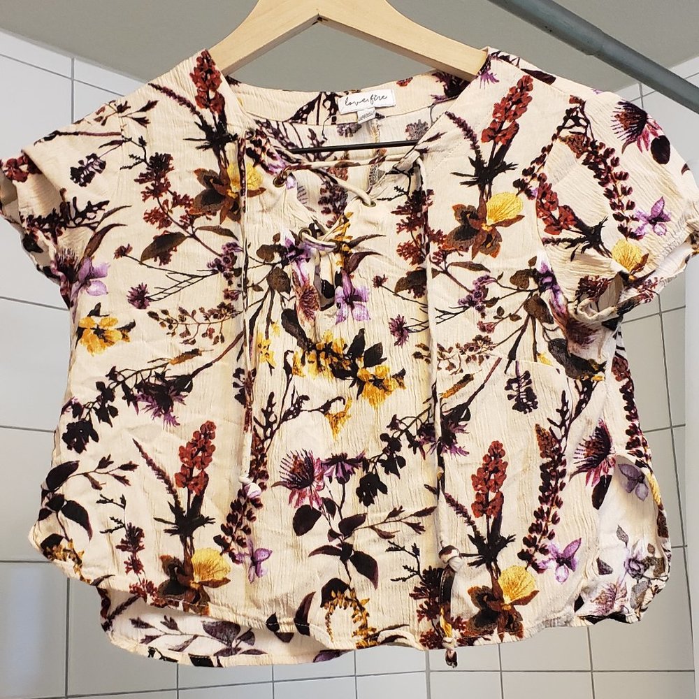 Floral Crop Top